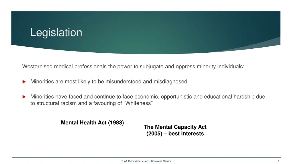 legislation