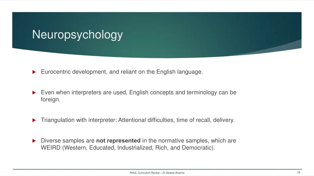 neuropsychology