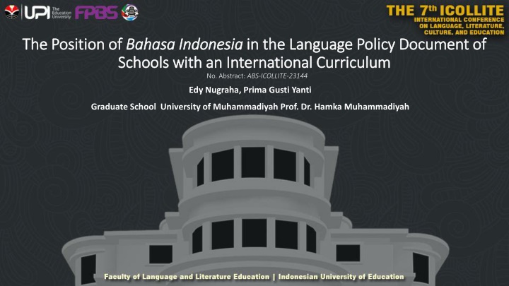 the position of the position of bahasa indonesia