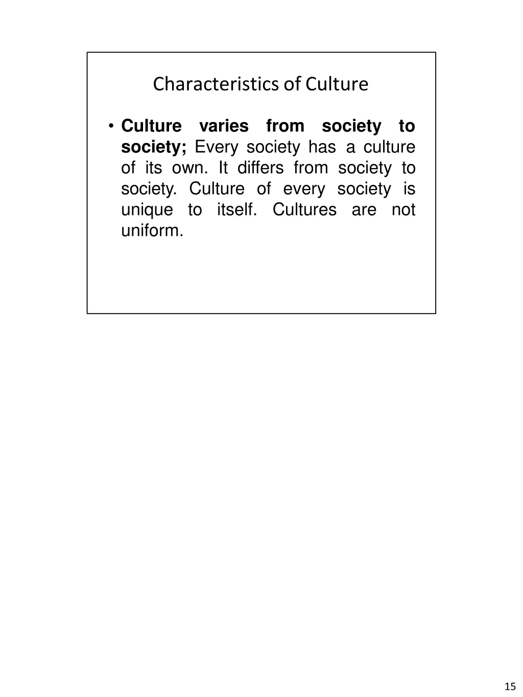 characteristicsofculture