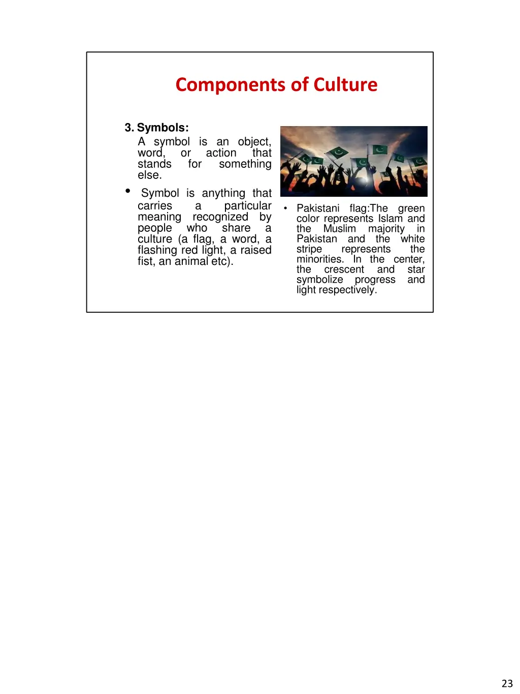 components of culture 7