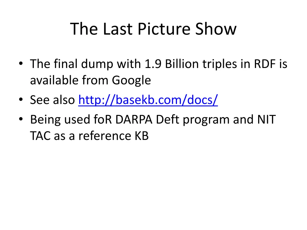 the last picture show
