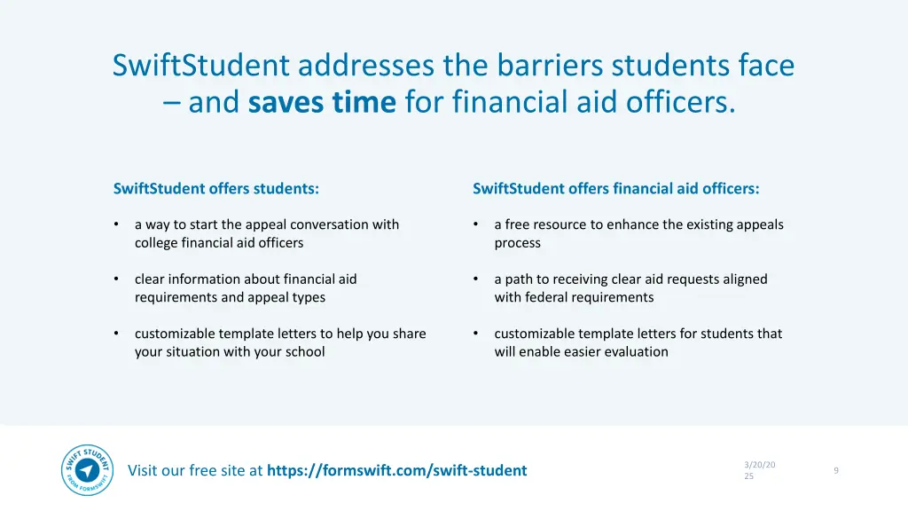swiftstudent addresses the barriers students face
