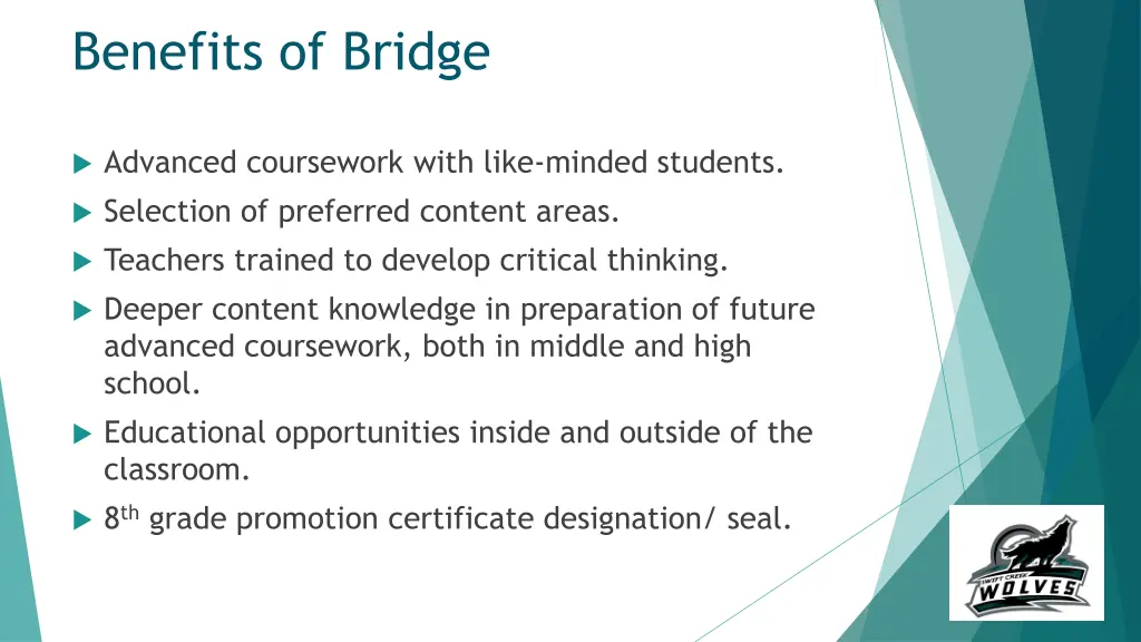 benefits of bridge