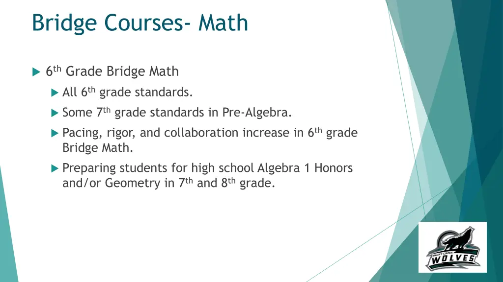 bridge courses math