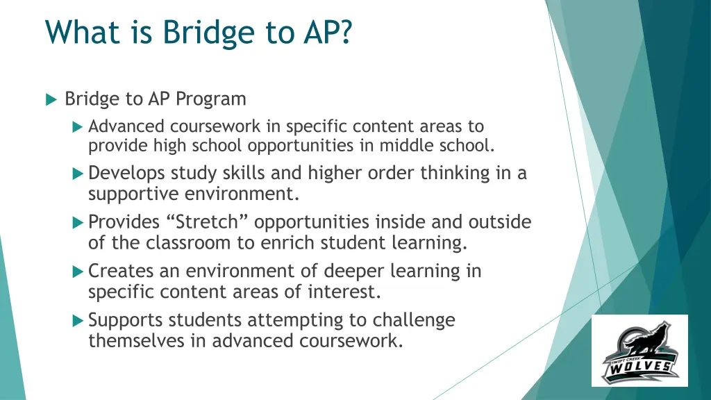what is bridge to ap 1