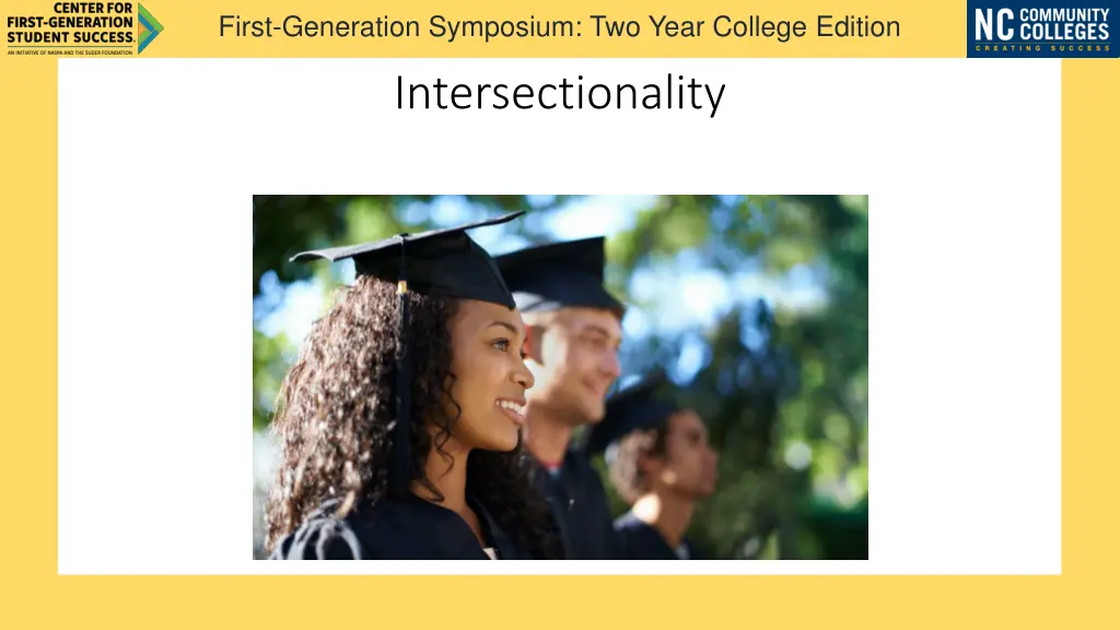 first generation symposium two year college 3