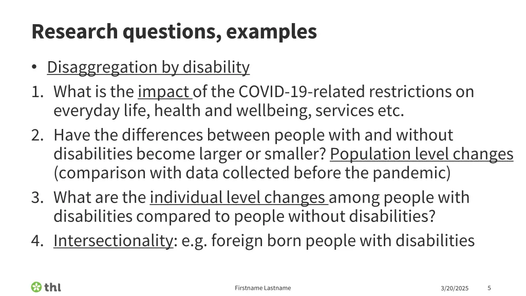 research questions examples