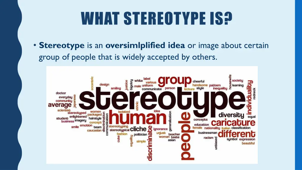what stereotype is