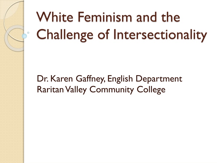white feminism and the challenge