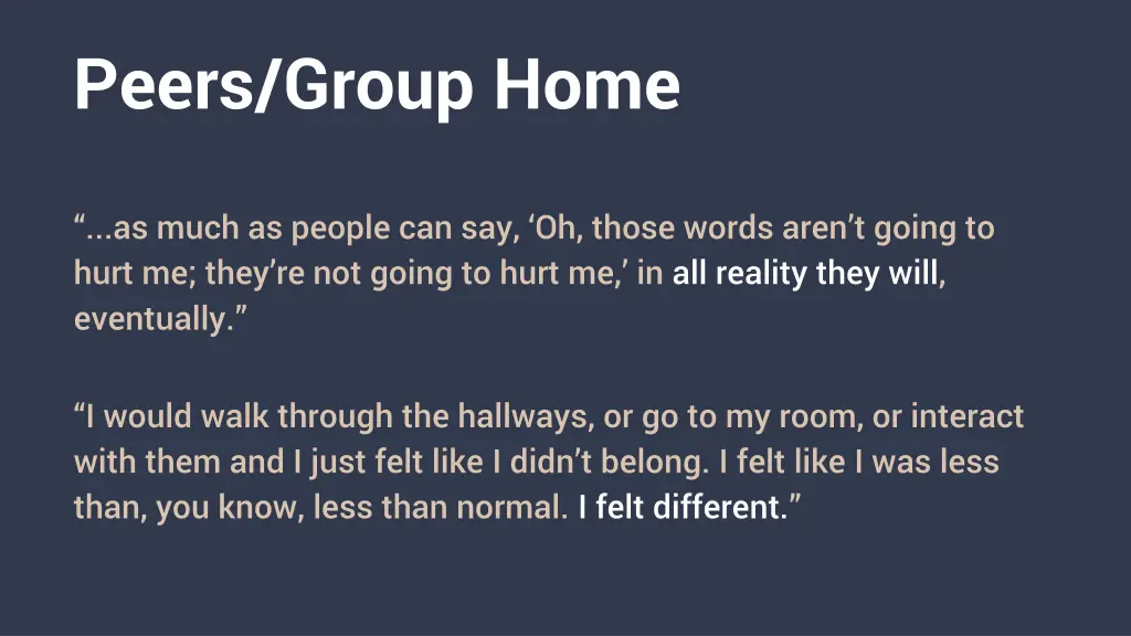 peers group home