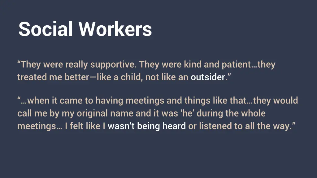 social workers