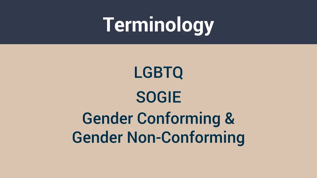 terminology