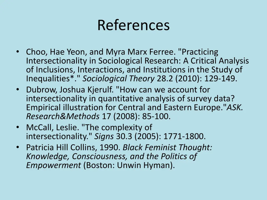 references