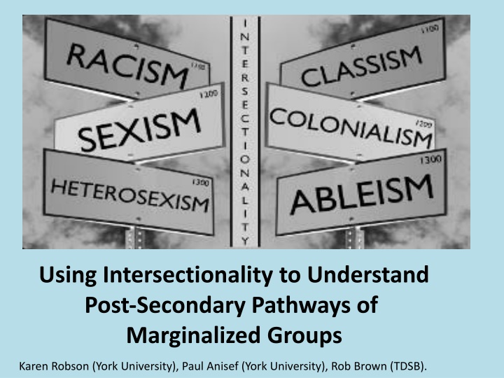 using intersectionality to understand post