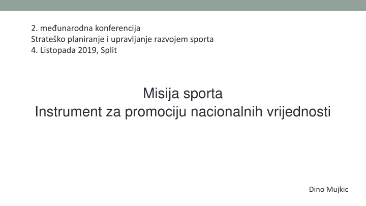 2 me unarodna konferencija strate ko planiranje