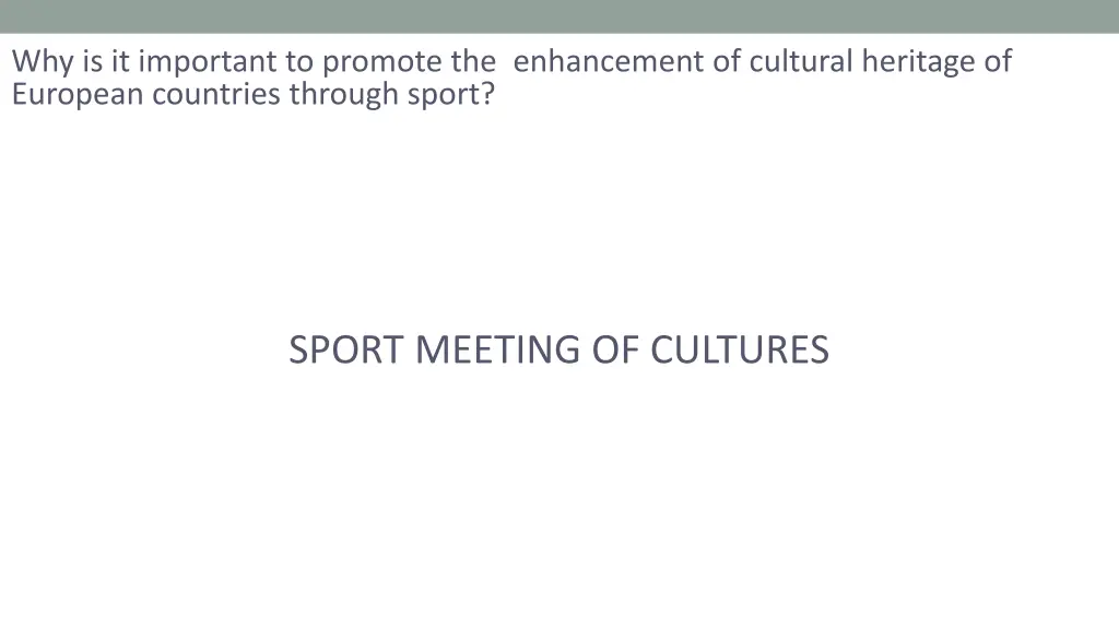 why is it important to promote the enhancement