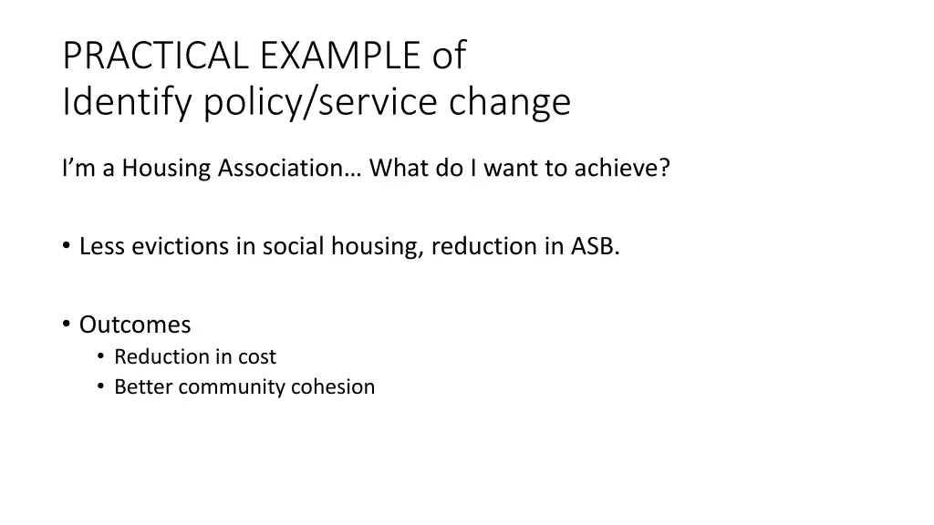 practical example of identify policy service
