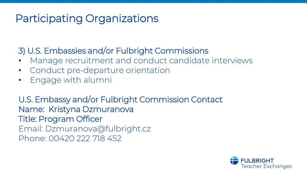 participating organizations participating 1