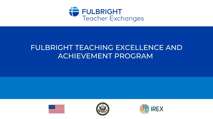 fulbright teaching excellence and achievement