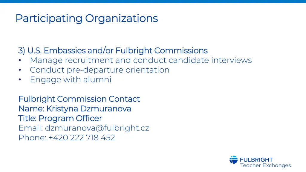 participating organizations participating 1