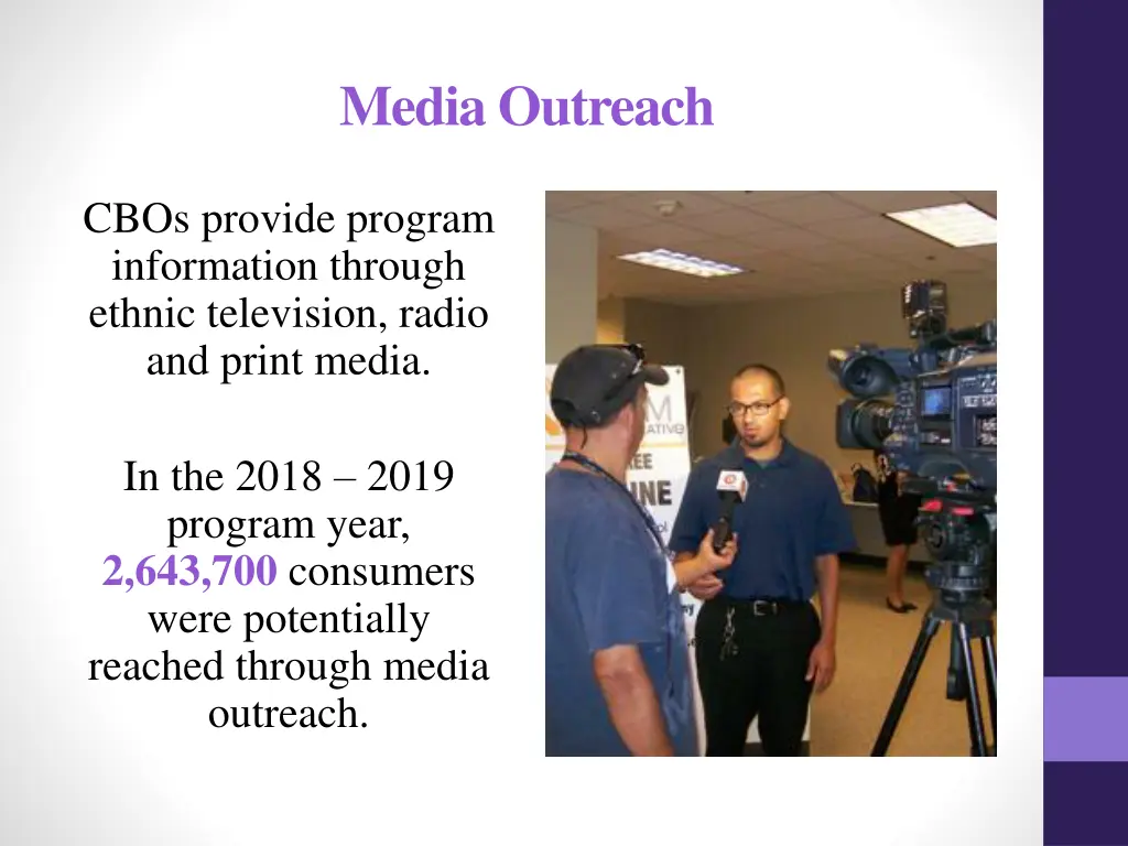 media outreach