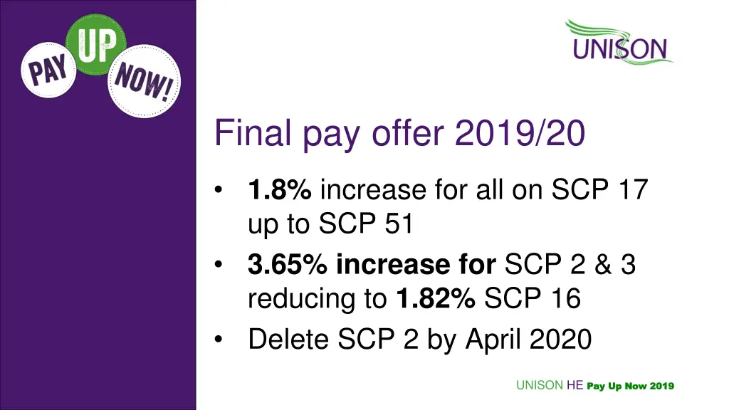 final pay offer 2019 20