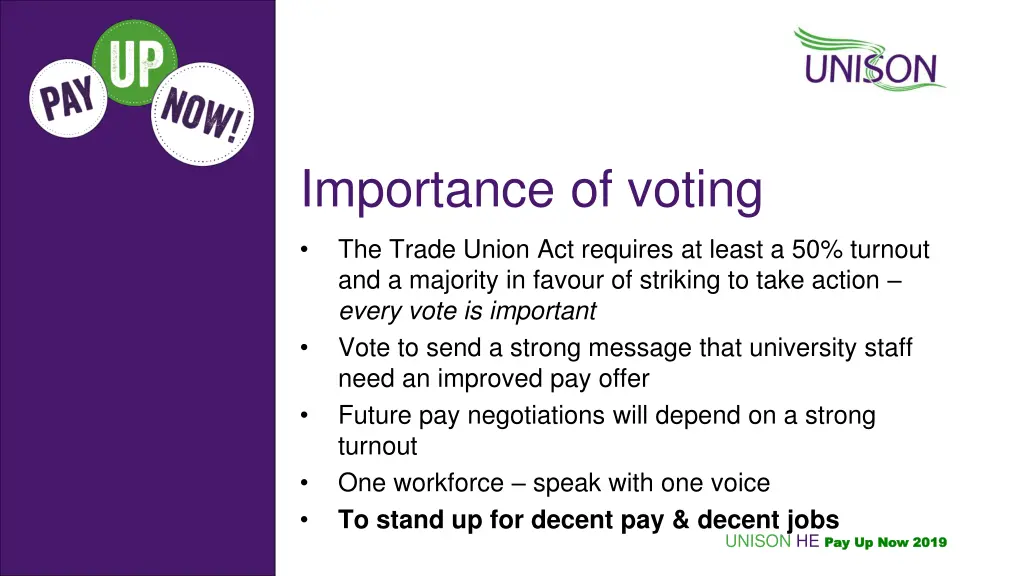 importance of voting