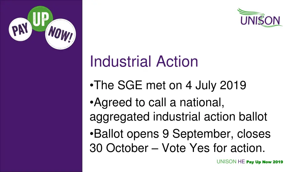 industrial action