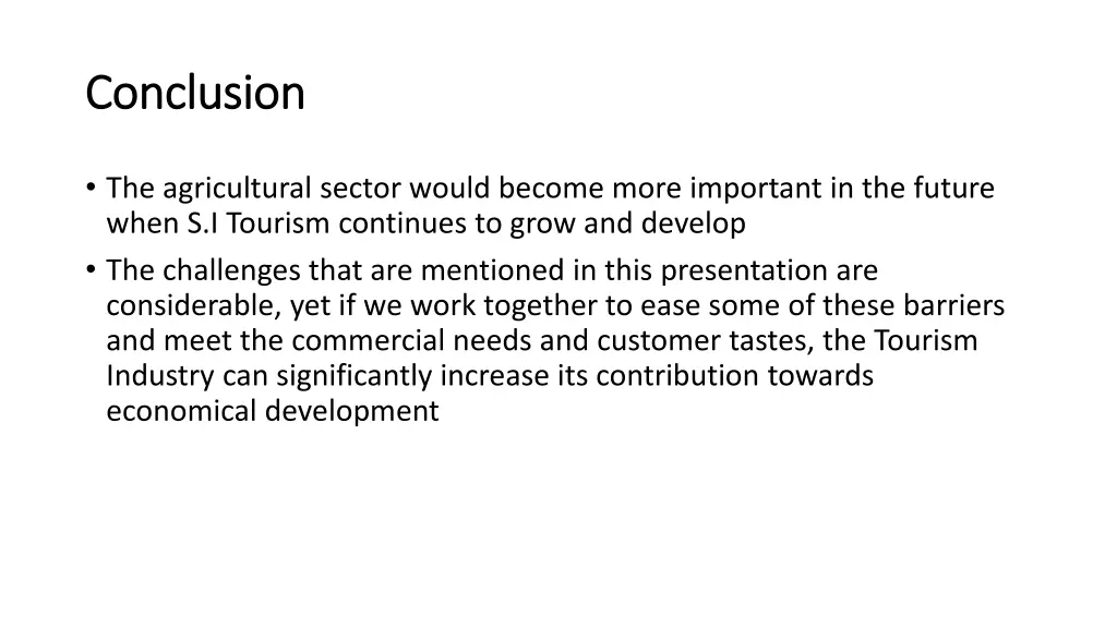 conclusion conclusion