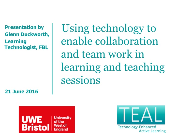 using technology to enable collaboration and team