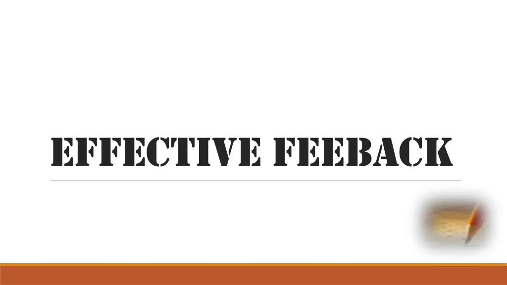 effective feeback