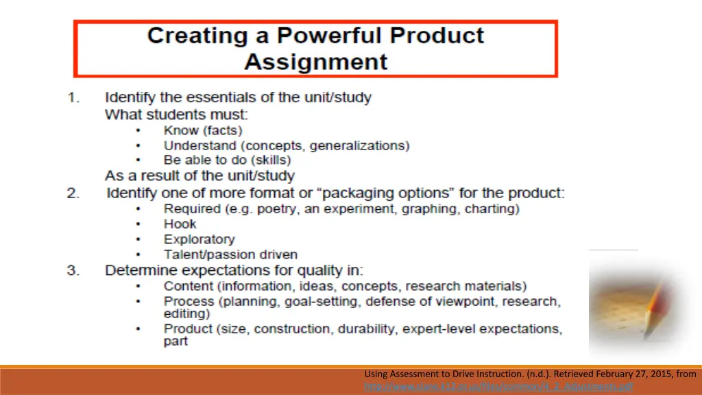 using assessment to drive instruction 2