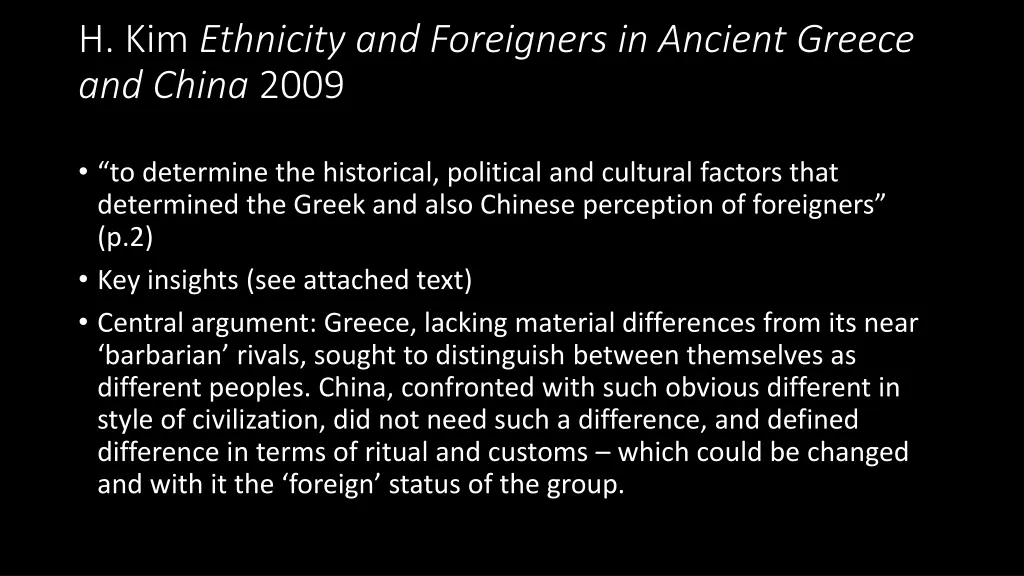 h kim ethnicity and foreigners in ancient greece