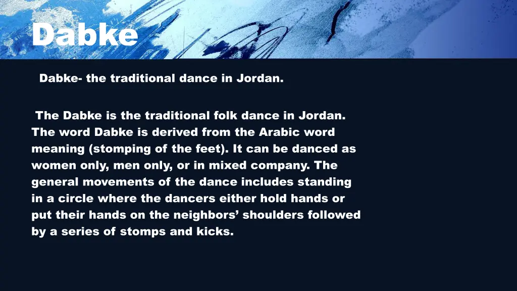 dabke