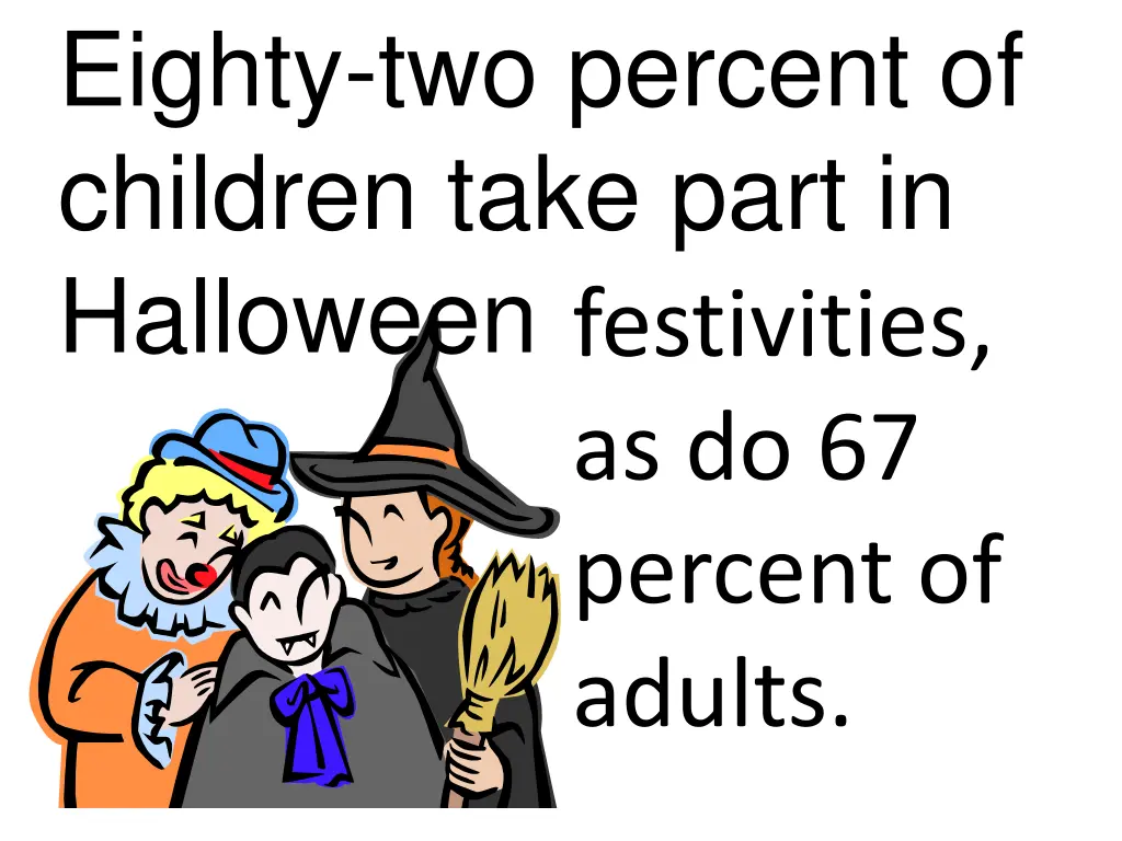 eighty two percent of children take part