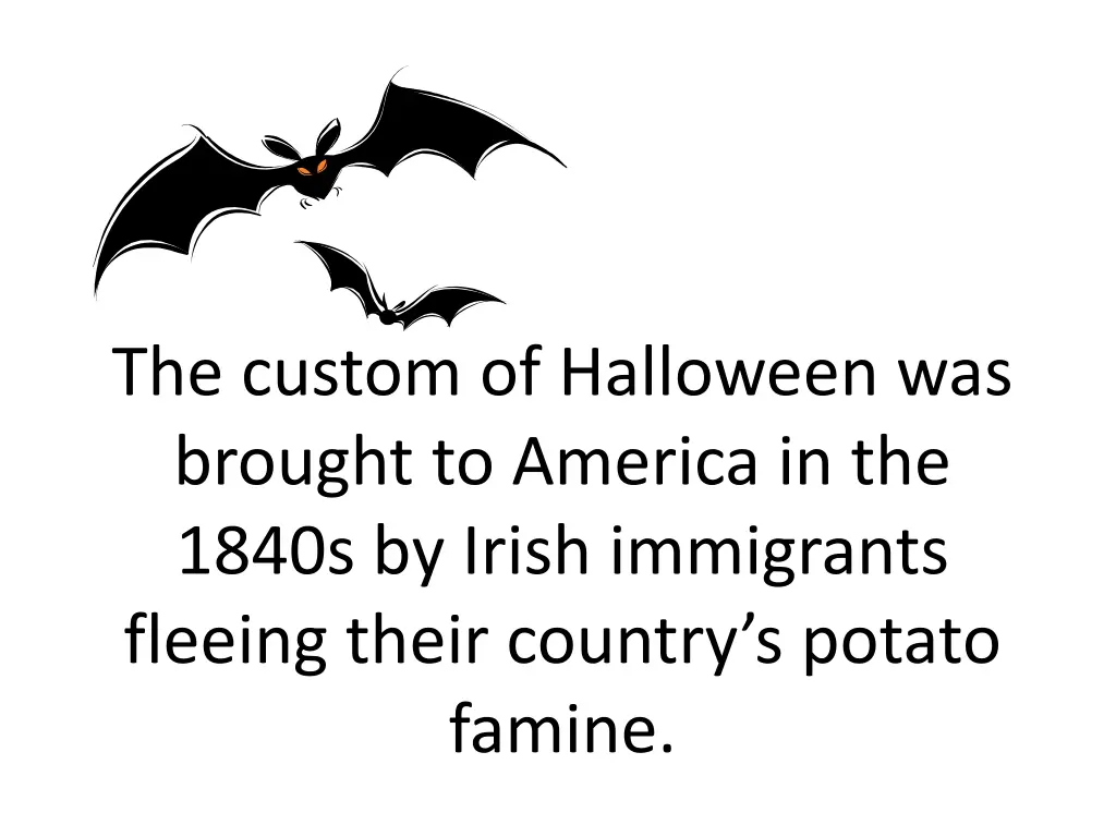 the custom of halloween was brought to america