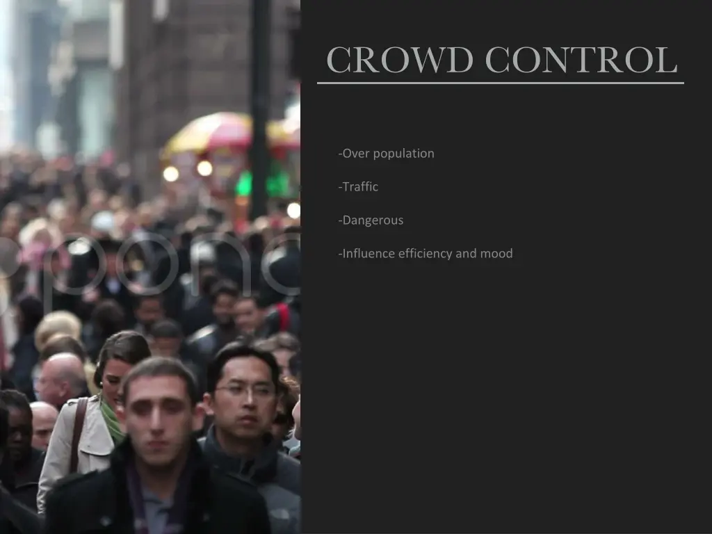 crowd control