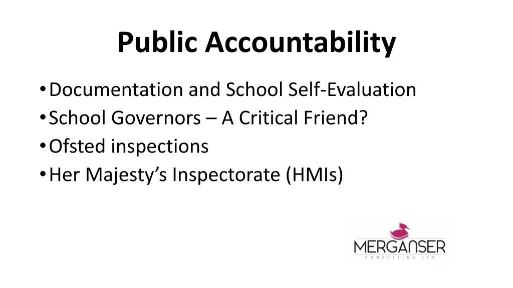 public accountability
