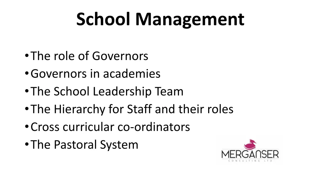 school management