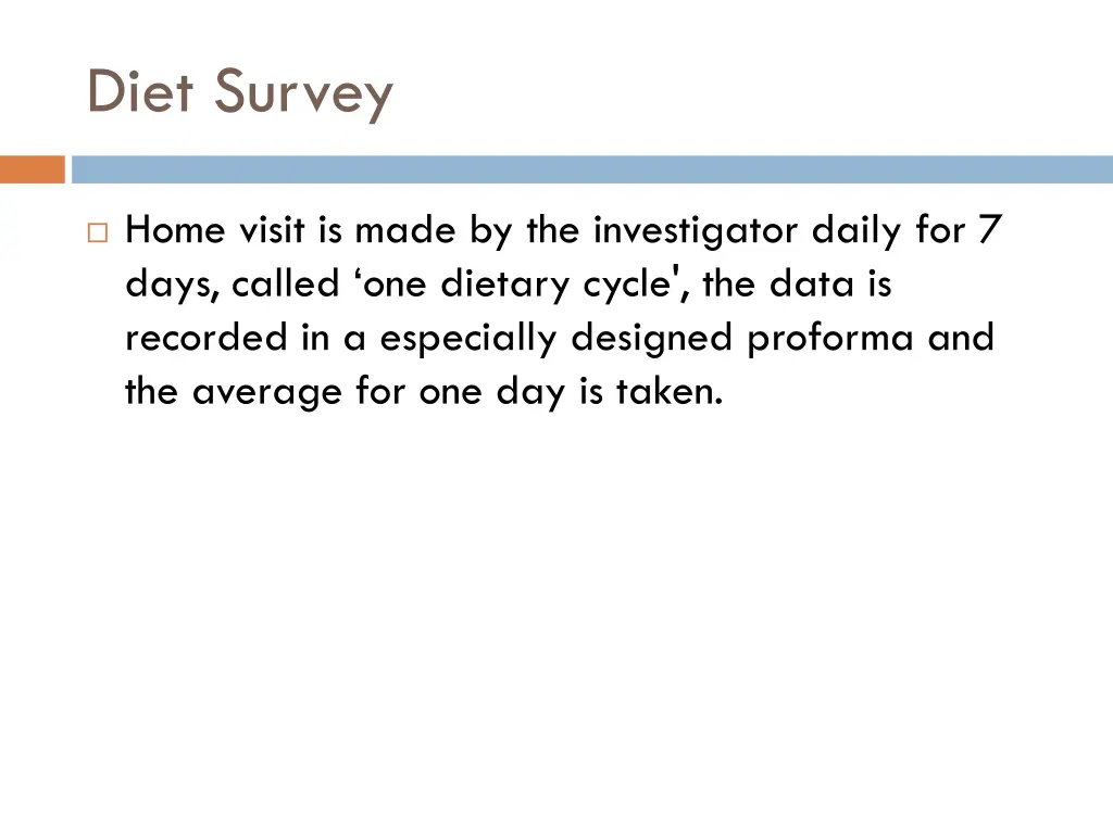 diet survey 1