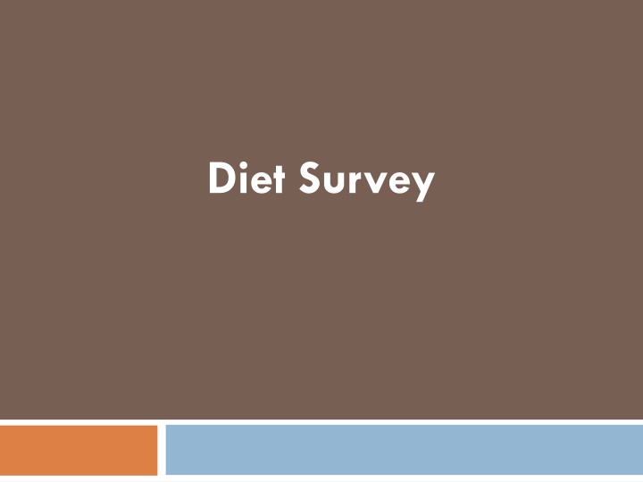diet survey