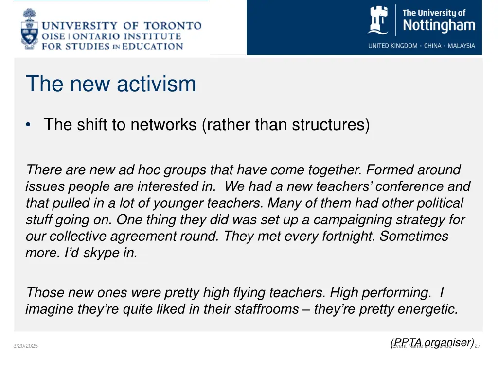 the new activism