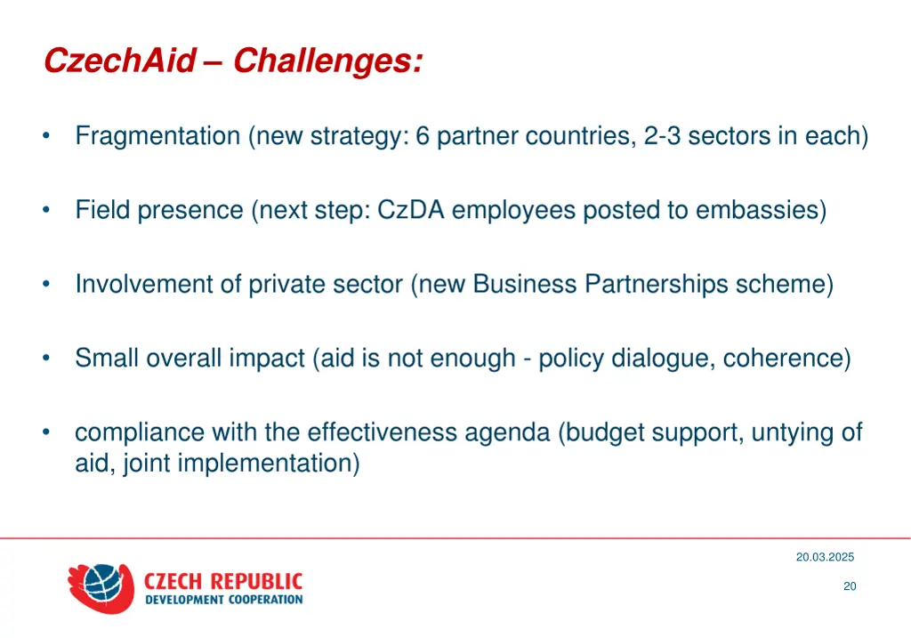 czechaid challenges