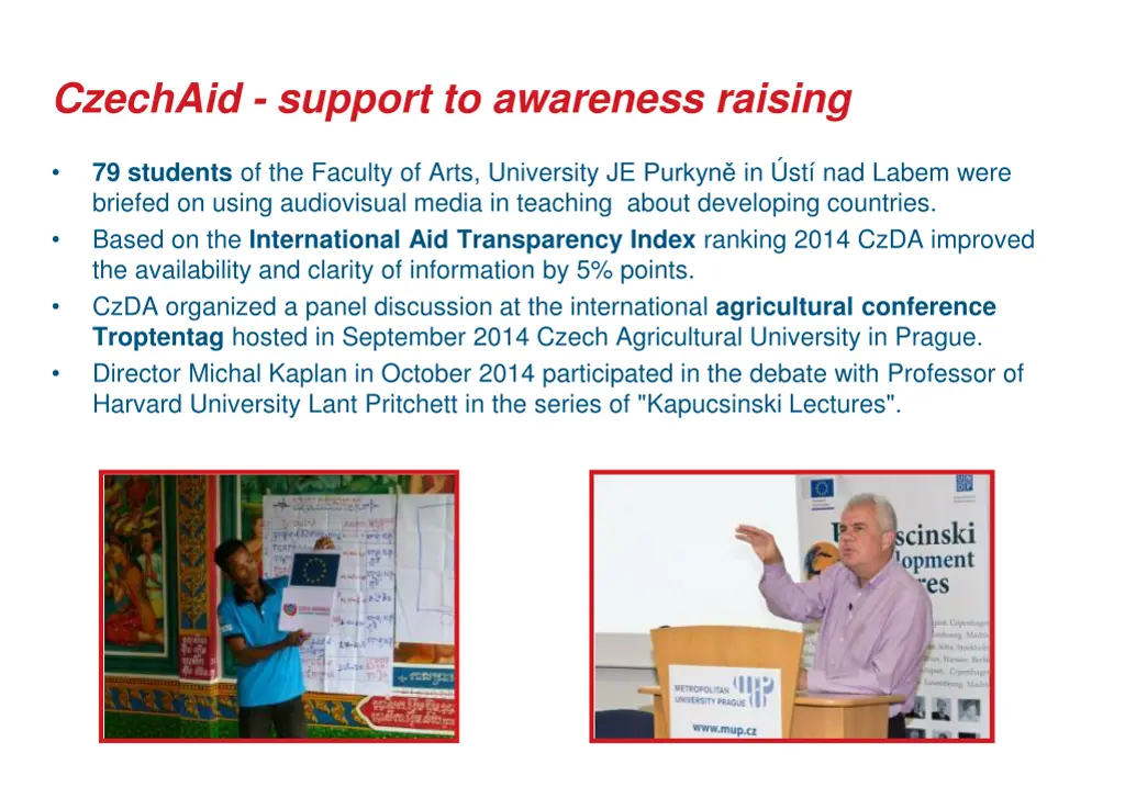 czechaid support to awareness raising