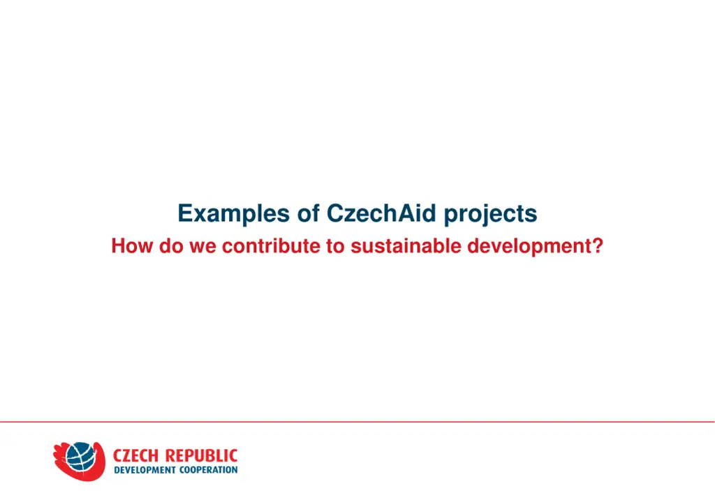 examples of czechaid projects