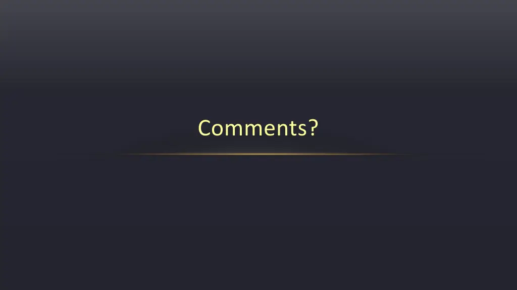 comments