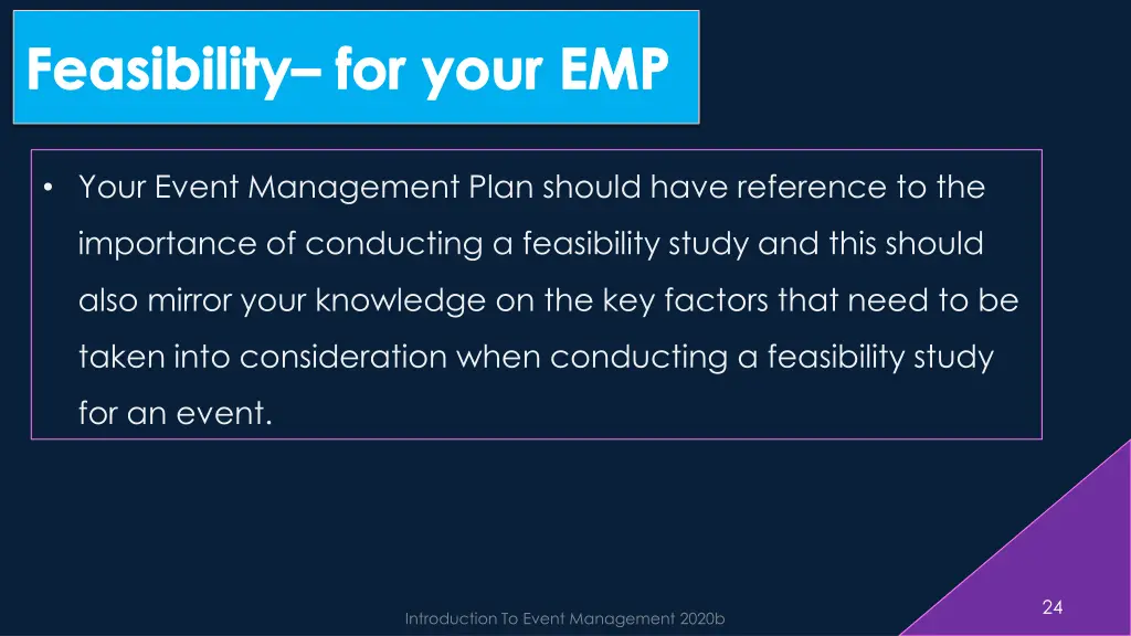 feasibility for your emp