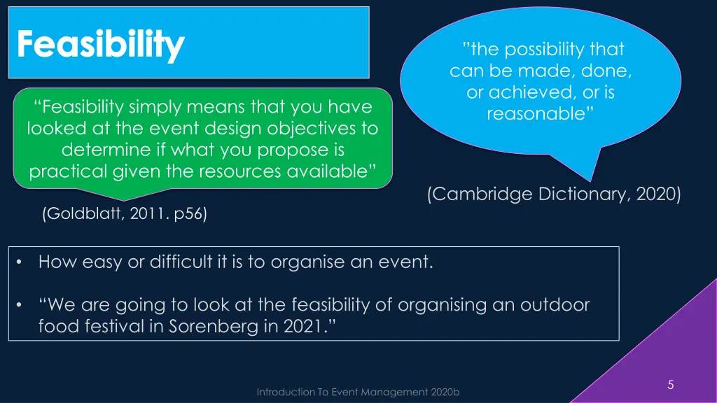 feasibility
