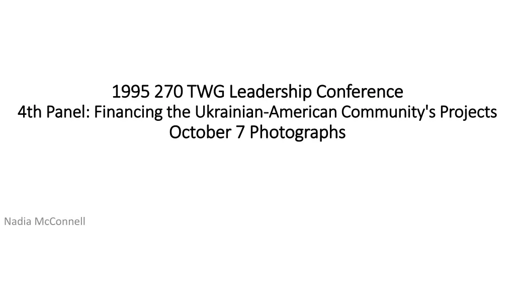 1995 270 twg leadership conference 1995
